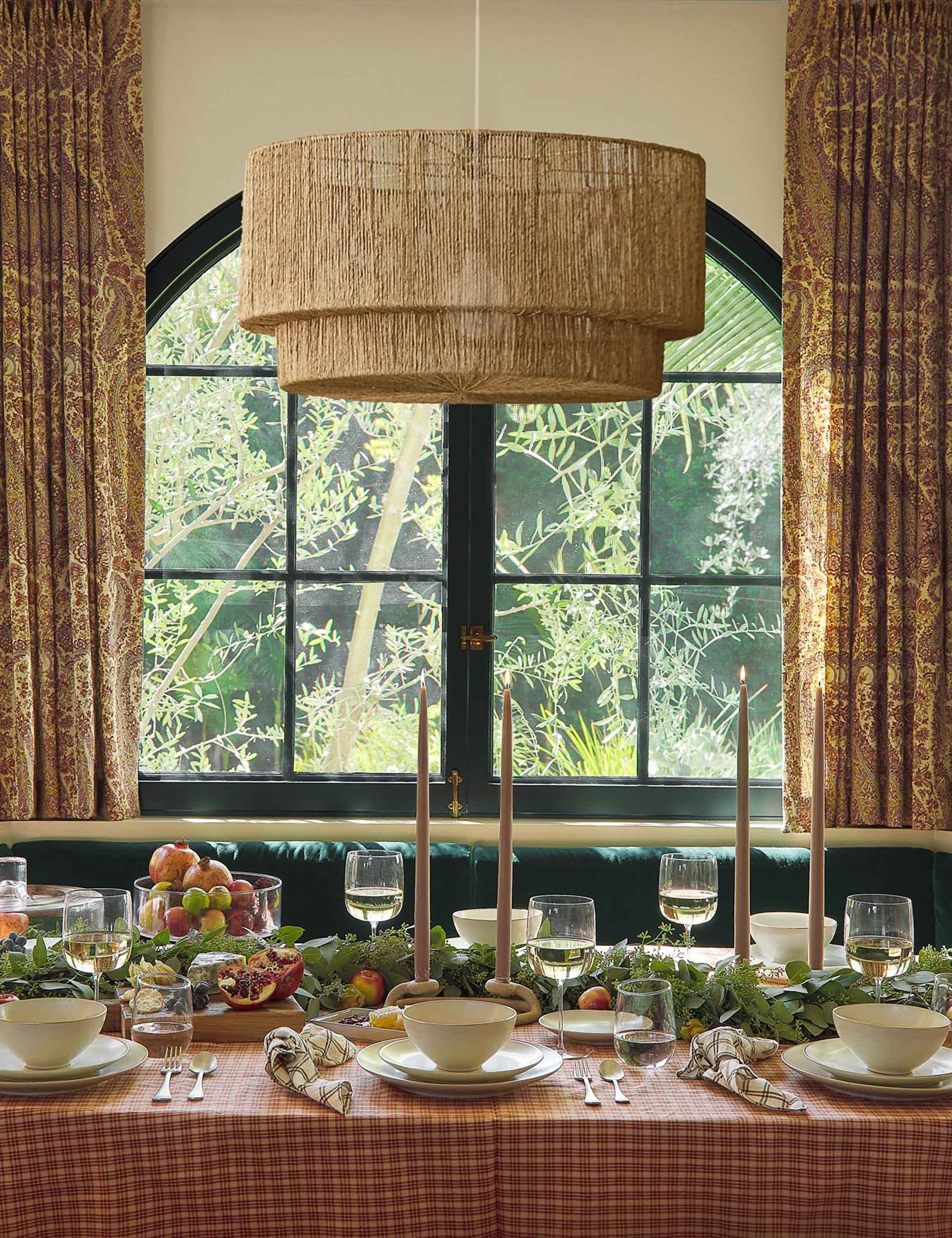 Sayan Pendant Light | Jute-Wrapped Drum Design