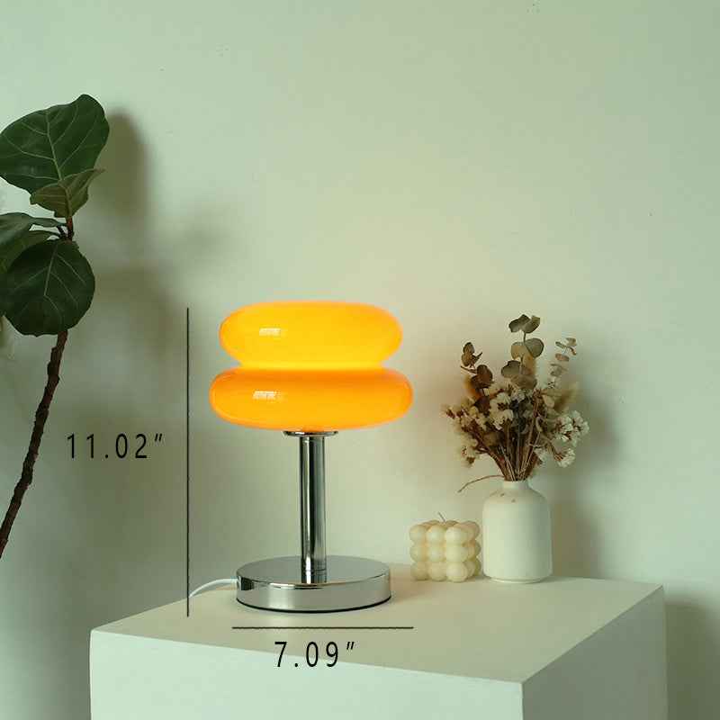 Contemporary Glass Tart 1-Light Table Lamp