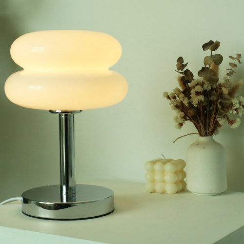 Contemporary Glass Tart 1-Light Table Lamp