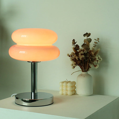 Contemporary Glass Tart 1-Light Table Lamp