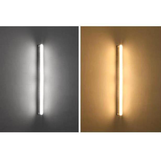 Contemporary Waterproof Outdoor Garden Wall Light with Long Acrylic Solar LED