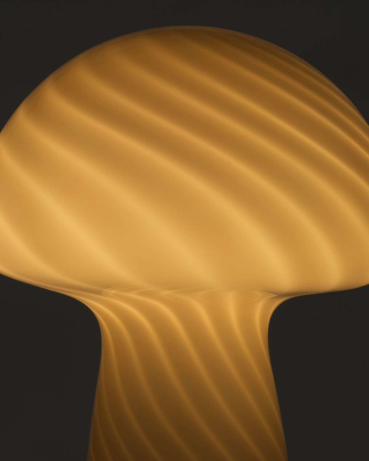 Mira Mushroom Table Lamp | Frosted Glass, Warm White Light