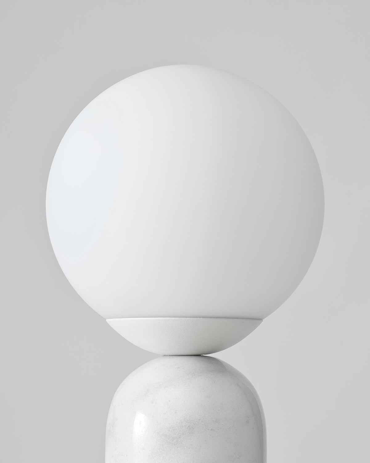 Milo Tall Table Lamp | Modern Marble Globe, Mid-Century Style