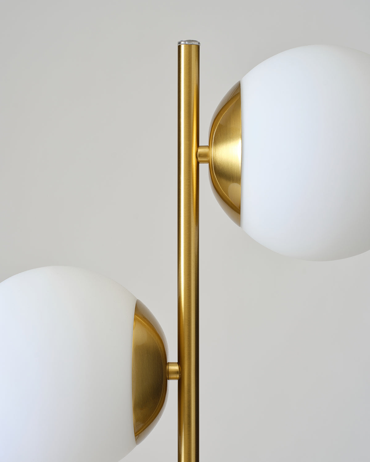 Bela Sphere Table Lamp | Brass Finish, USB-C Charging Port
