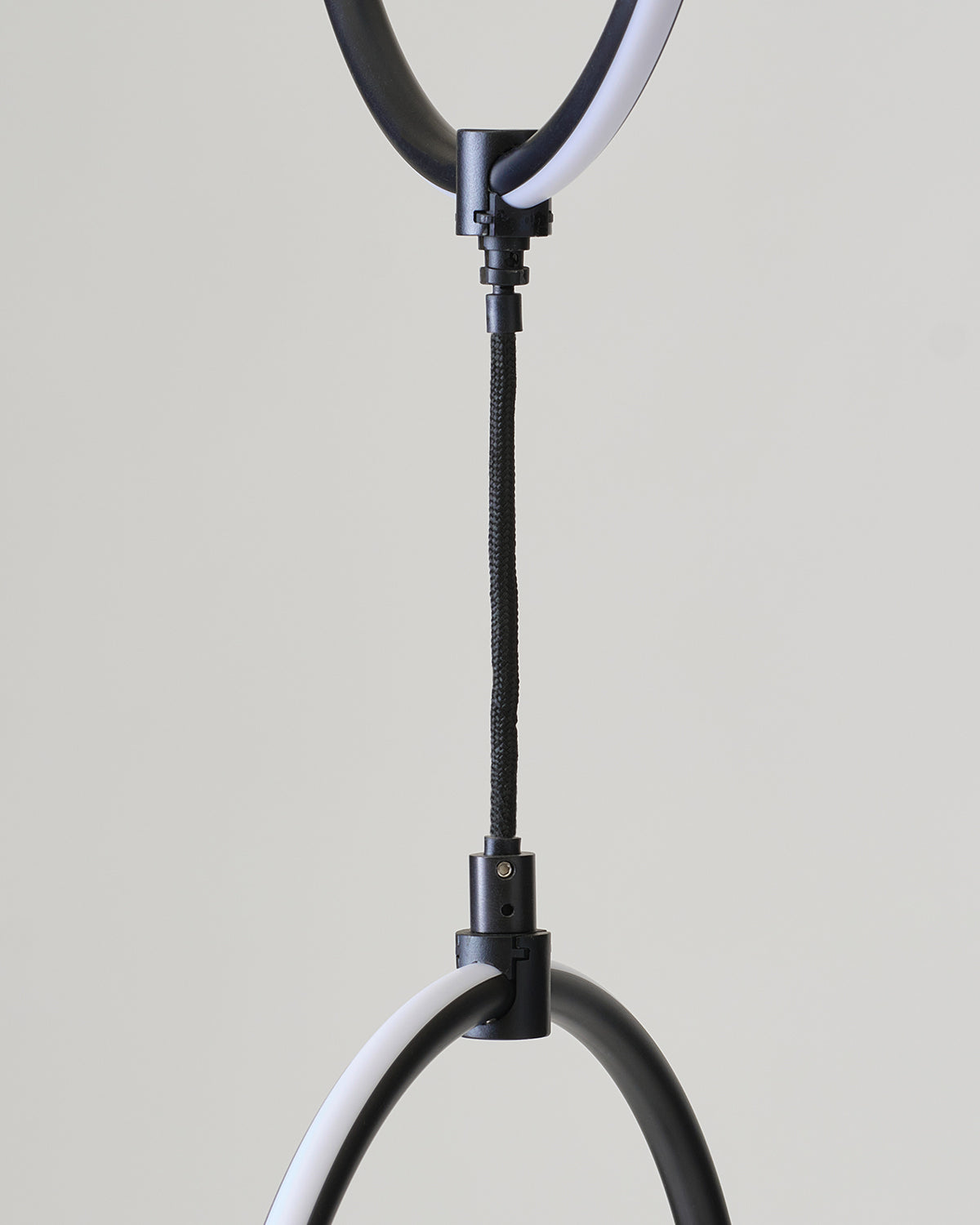 Nexa RGB Floor Lamp | Matte Black, Curved Stem