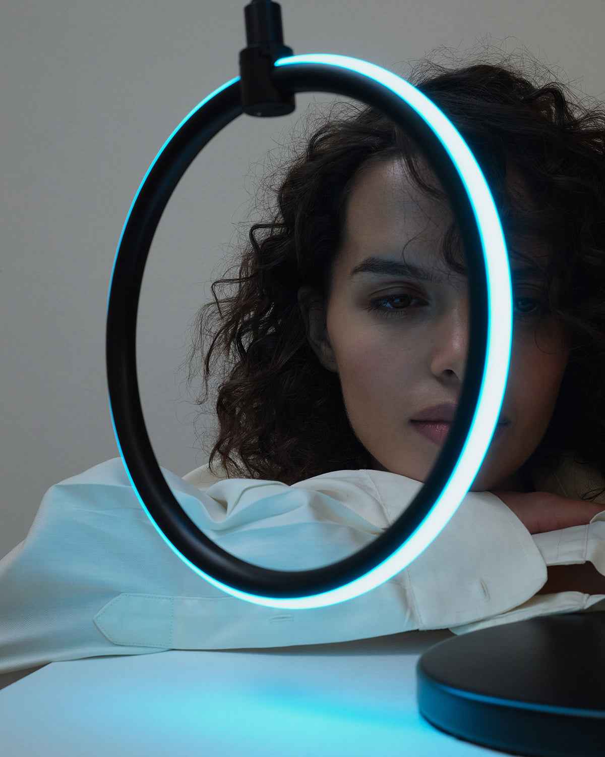 Navi RGB Table Lamp | Color-Changing, Matte Black Finish
