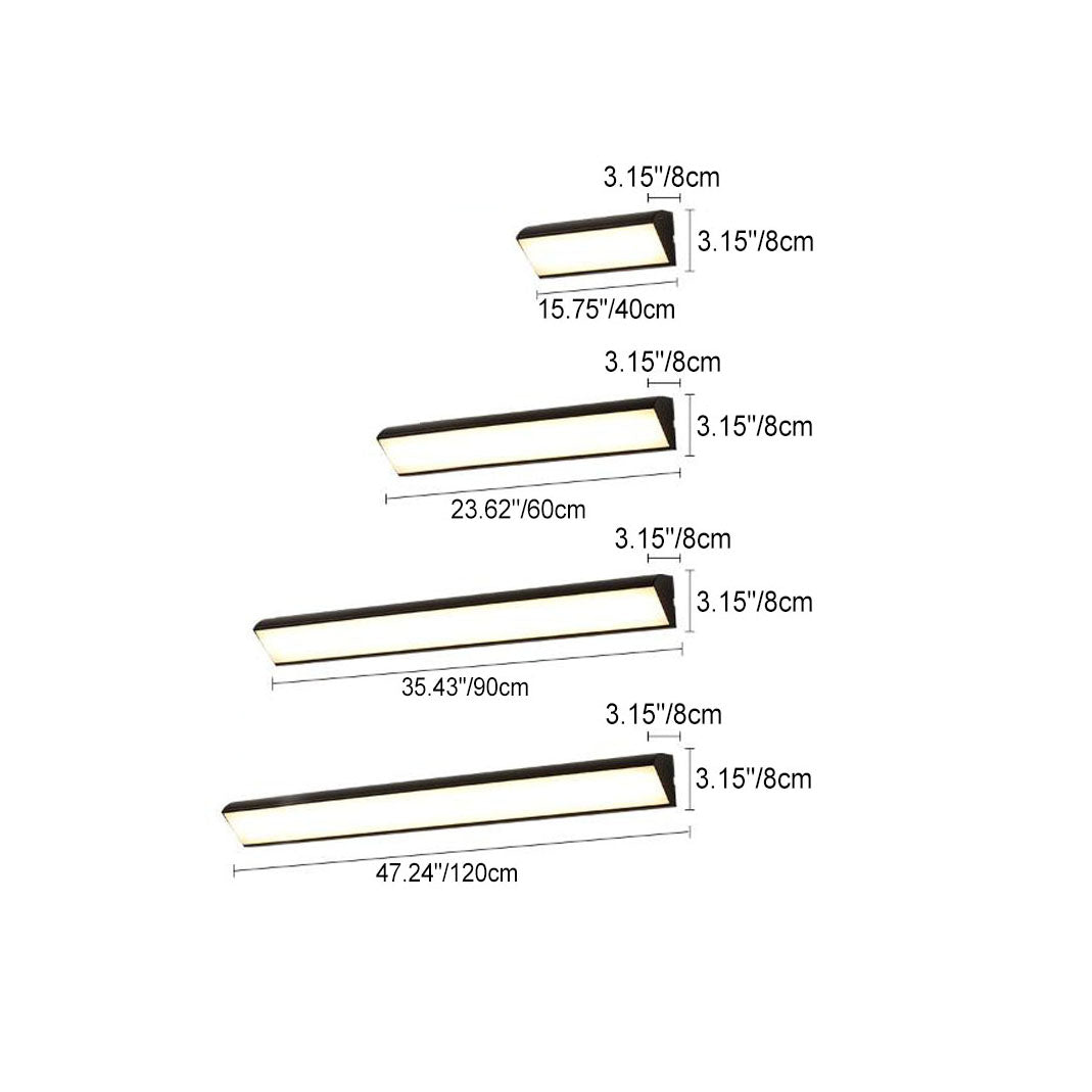 Contemporary Minimalist Waterproof LED Wall Sconce Lamp in Aluminum and Acrylic for Indoor/Outdoor Use