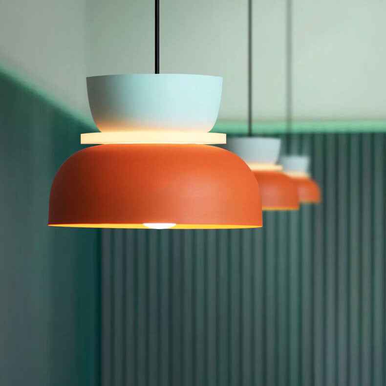 Vibrant Nordic Macaron 1-Light LED Pendant Lamp