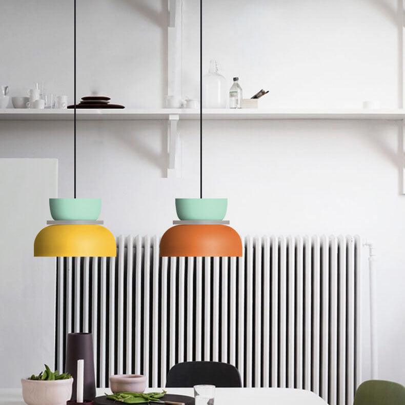Vibrant Nordic Macaron 1-Light LED Pendant Lamp