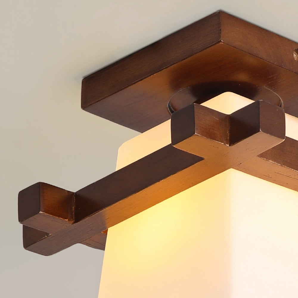 Juno Plafondlamp | Japans Minimalistisch Design, Houten Details