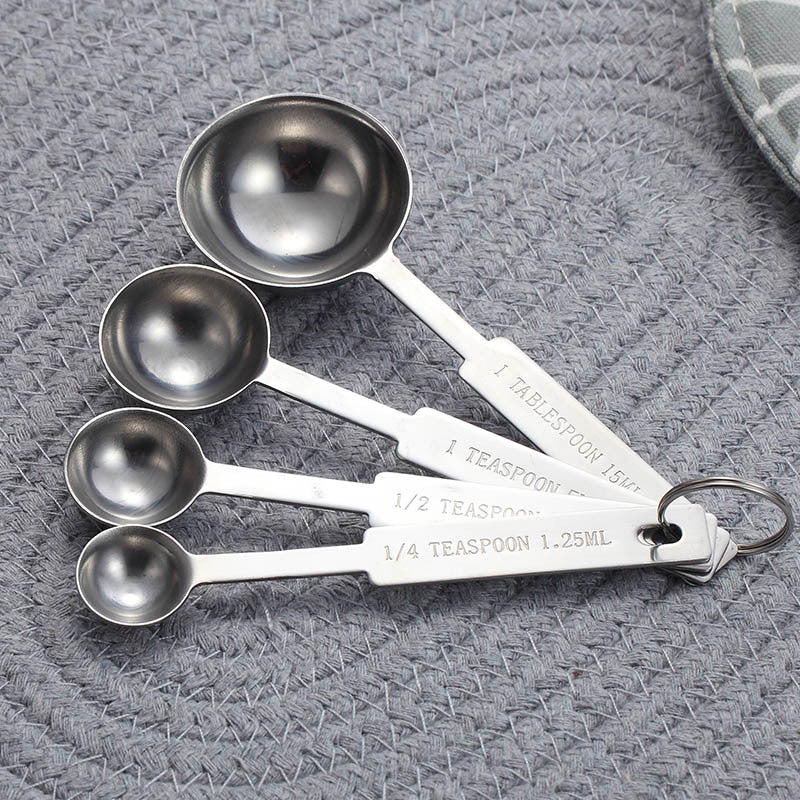 Mira Measuring Set | 8-Piece Stainless Steel, Nestable Design