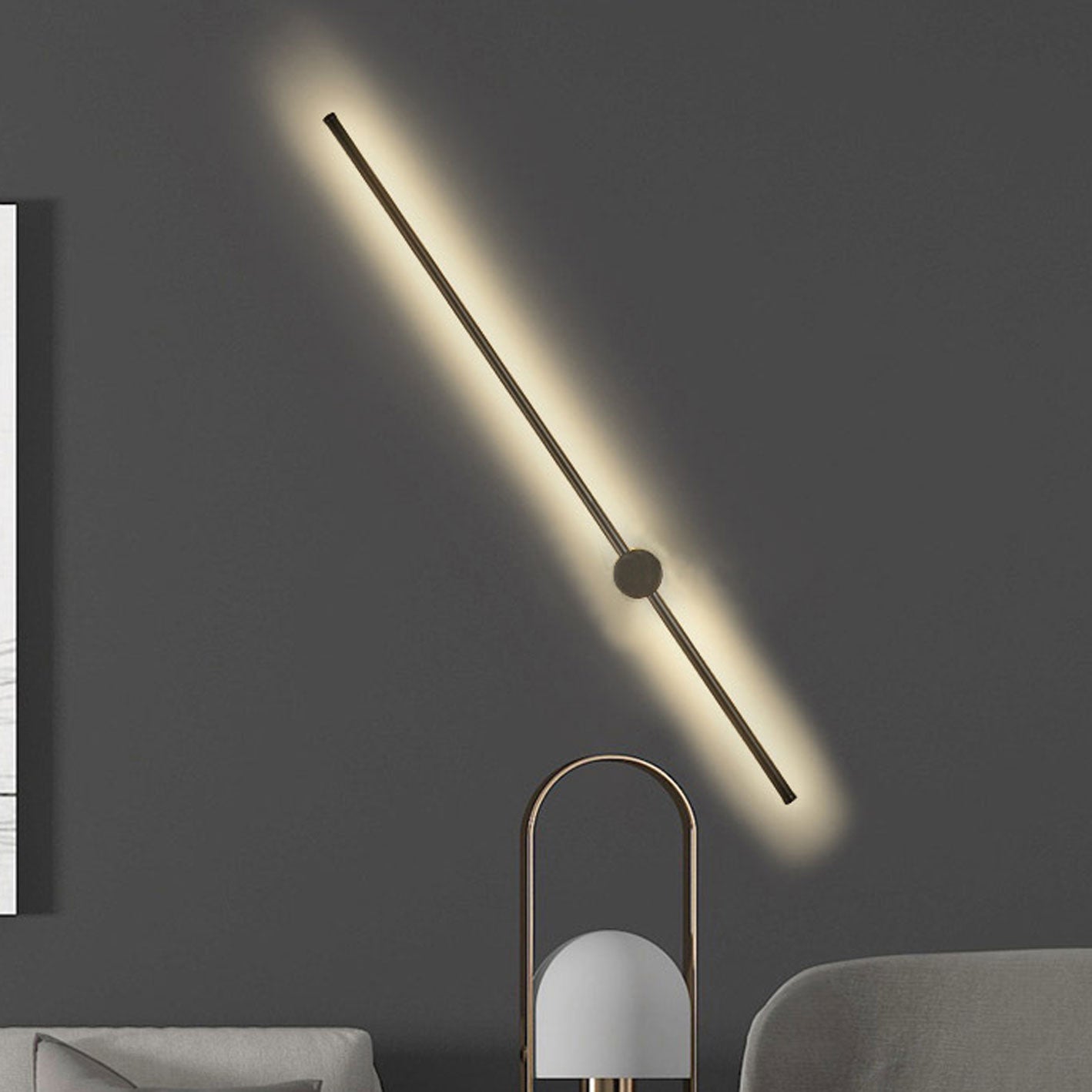 Sleek Aluminum LED Wall Sconce Light