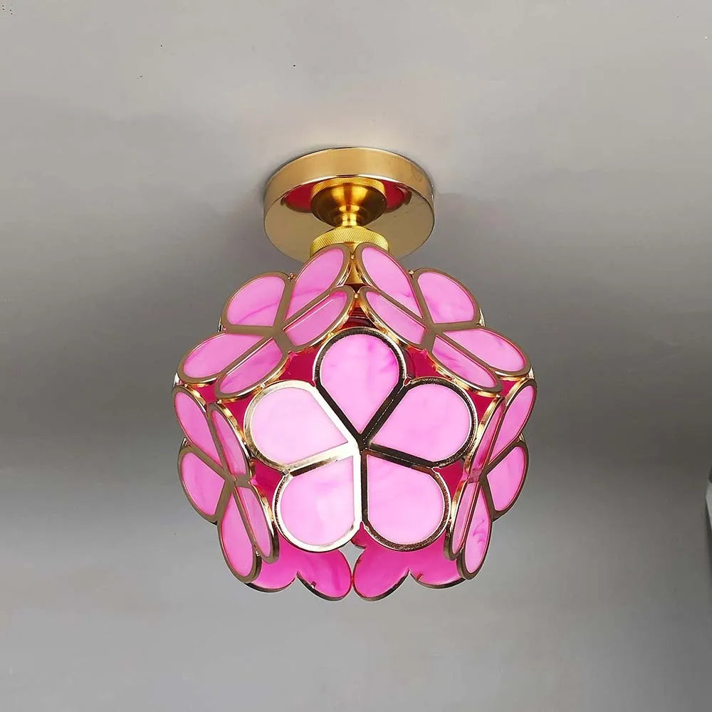 Bela Ceiling Lamp | Floral Design, Warm Light Reflection