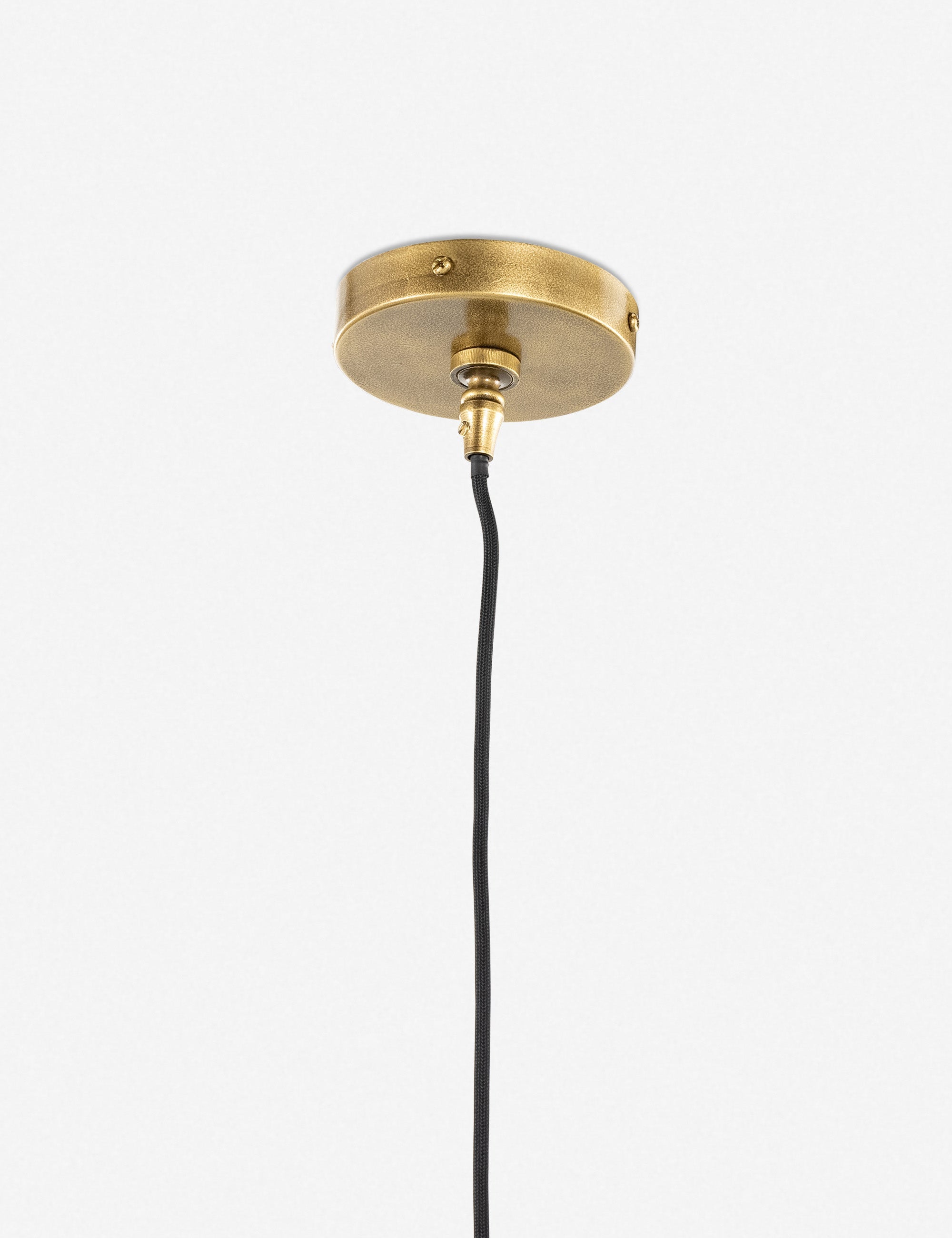 Milo Pendant Light | Mid-Century Mango Finial, Metal Detailing