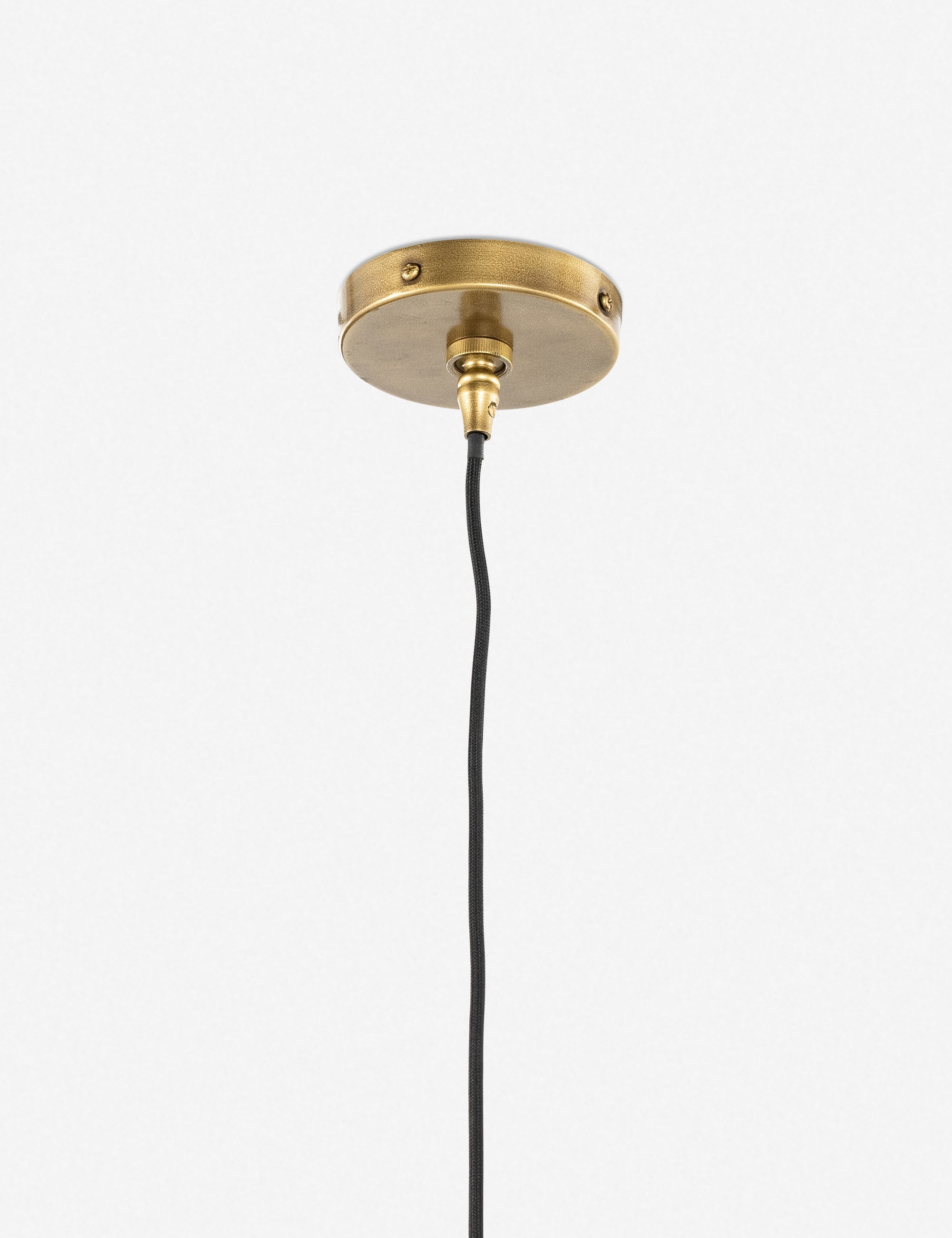 Milo Pendant Light | Mid-Century Mango Finial, Metal Detailing
