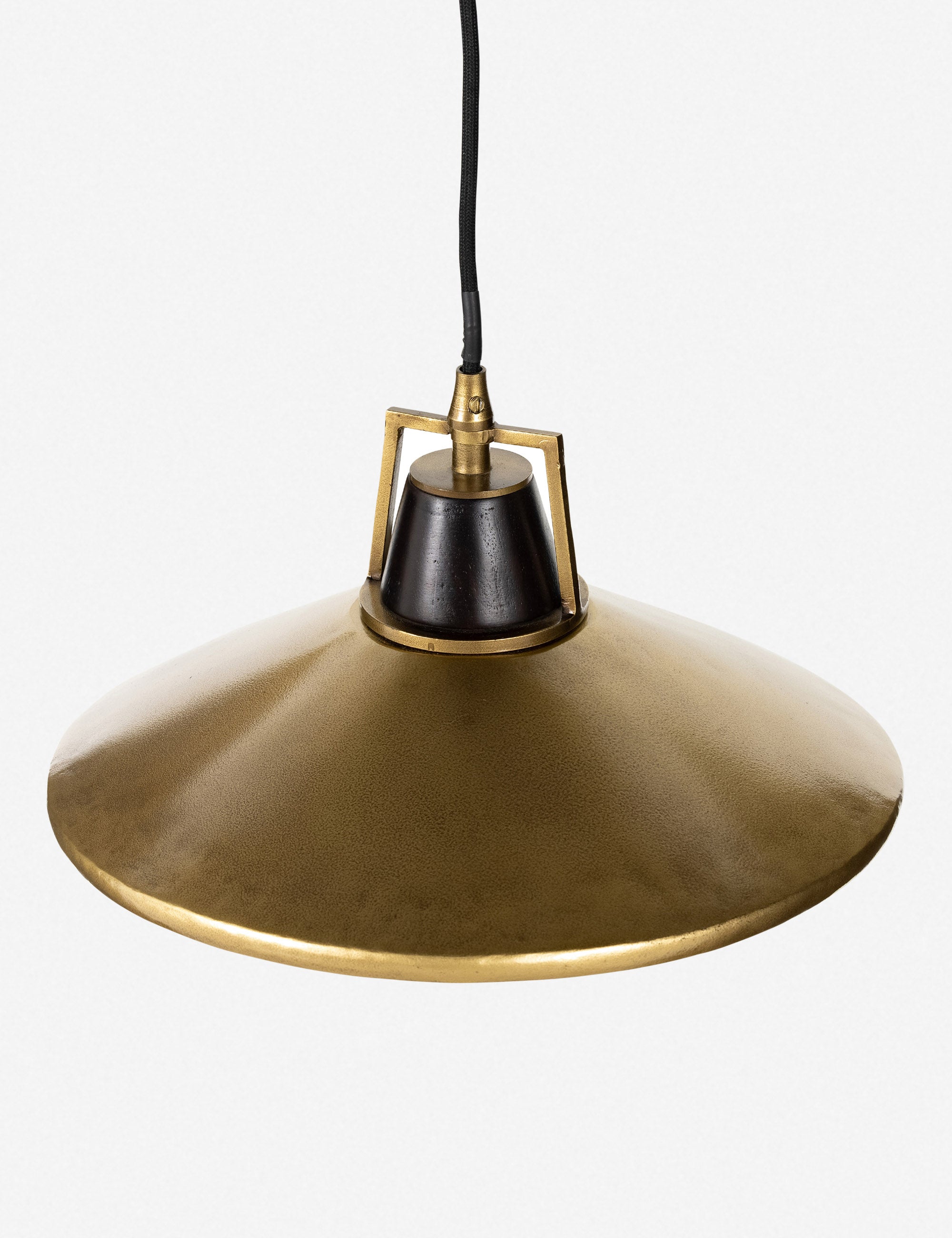 Milo Pendant Light | Mid-Century Mango Finial, Metal Detailing