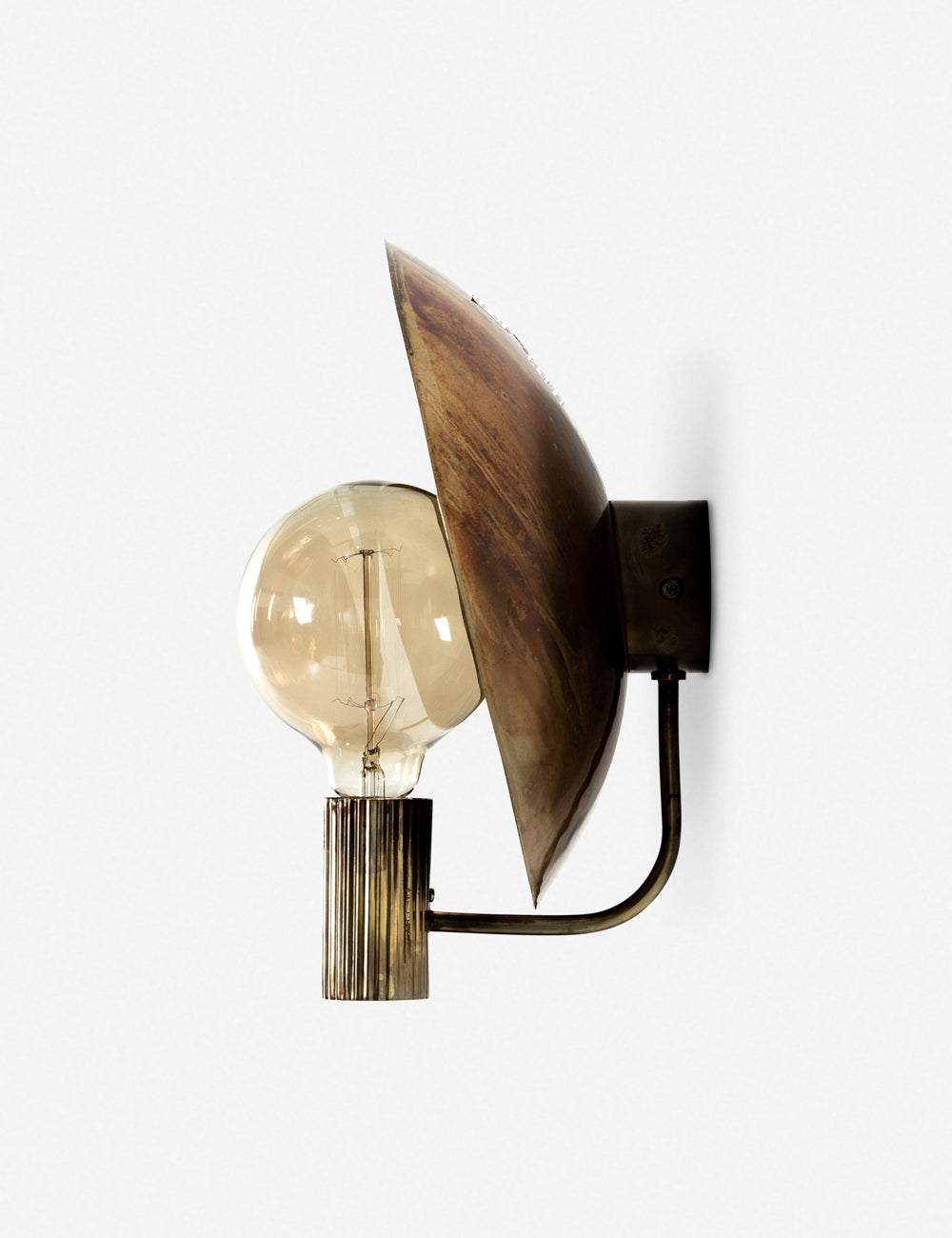 Elysian Wall Sconce | Hand-Finished Burnt Patina