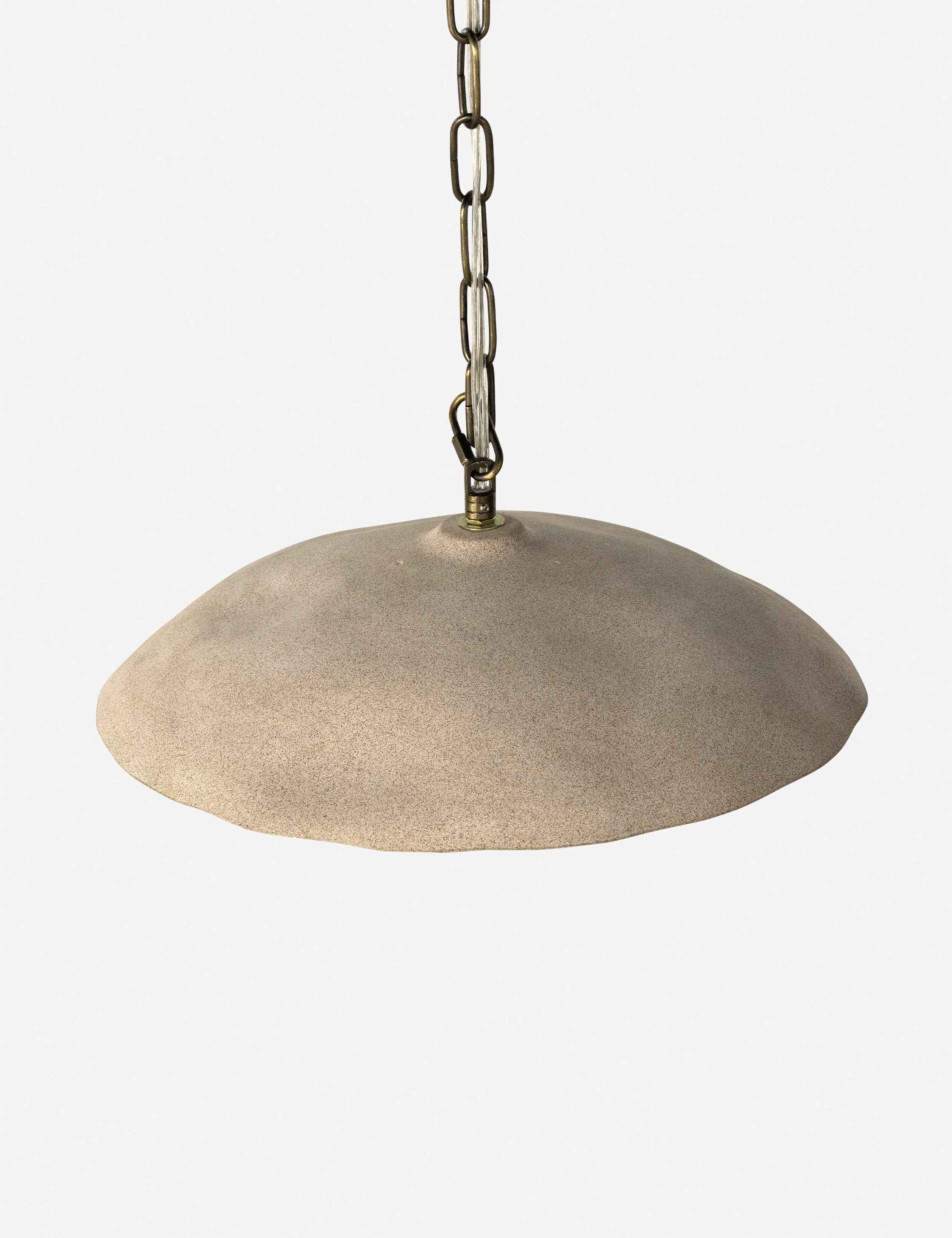 Juno Pendant Light | Talavera Ceramic Shade, Iron Chain