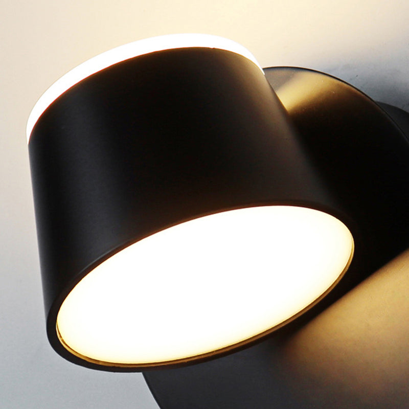 BrightGlow LED Wall Lamp | Rotatable Shade, Modern Aluminium Design