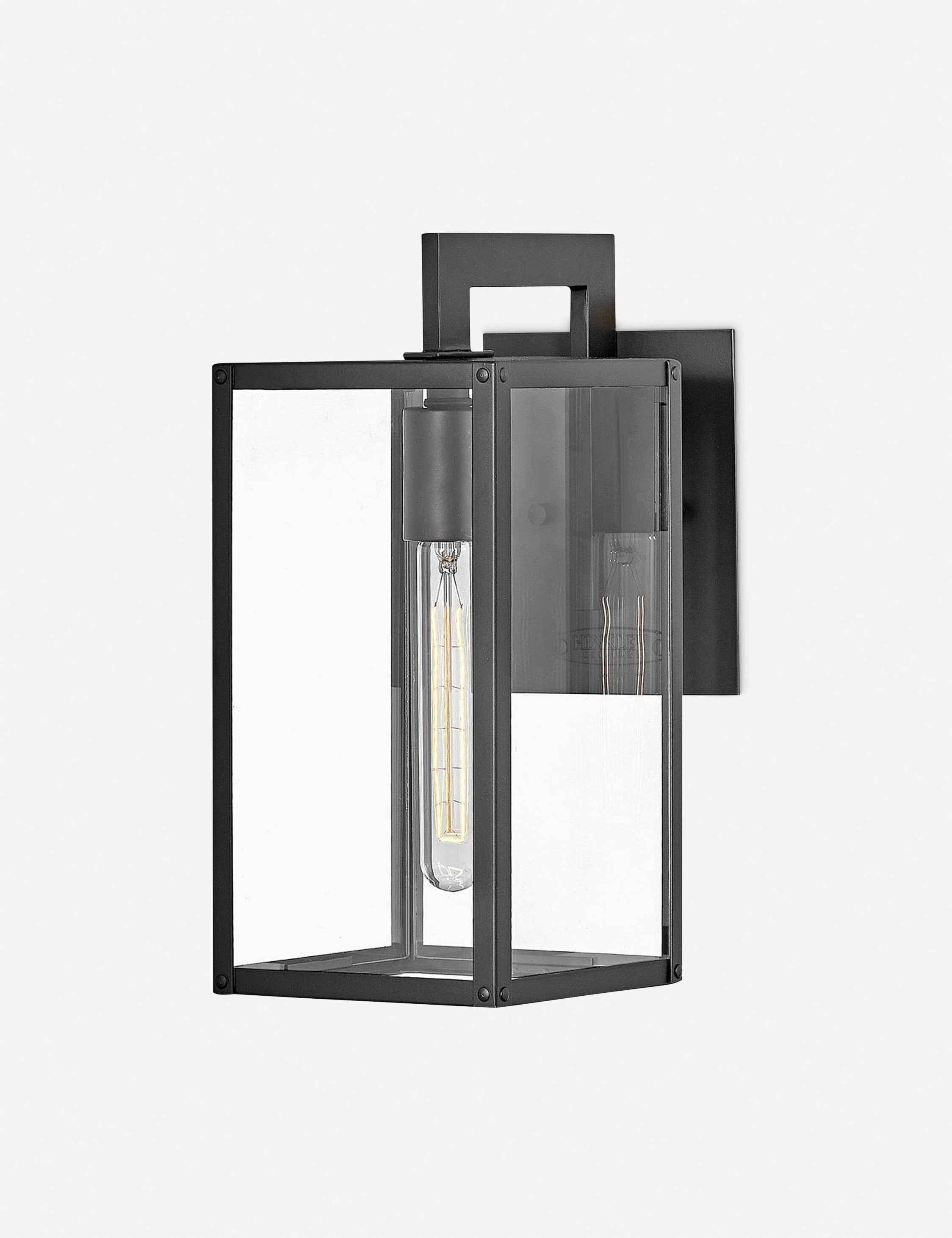 Lumos Outdoor Sconce | Modern Design, Clear Glass Panels