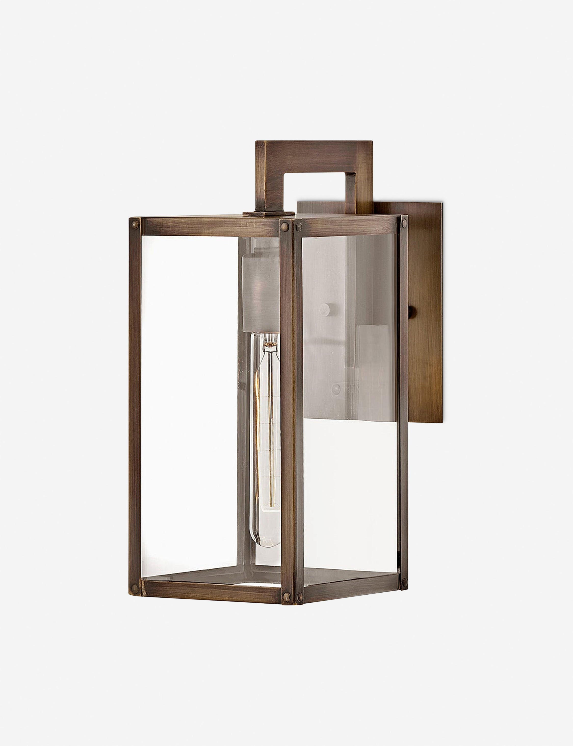 Lumos Outdoor Sconce | Modern Design, Clear Glass Panels