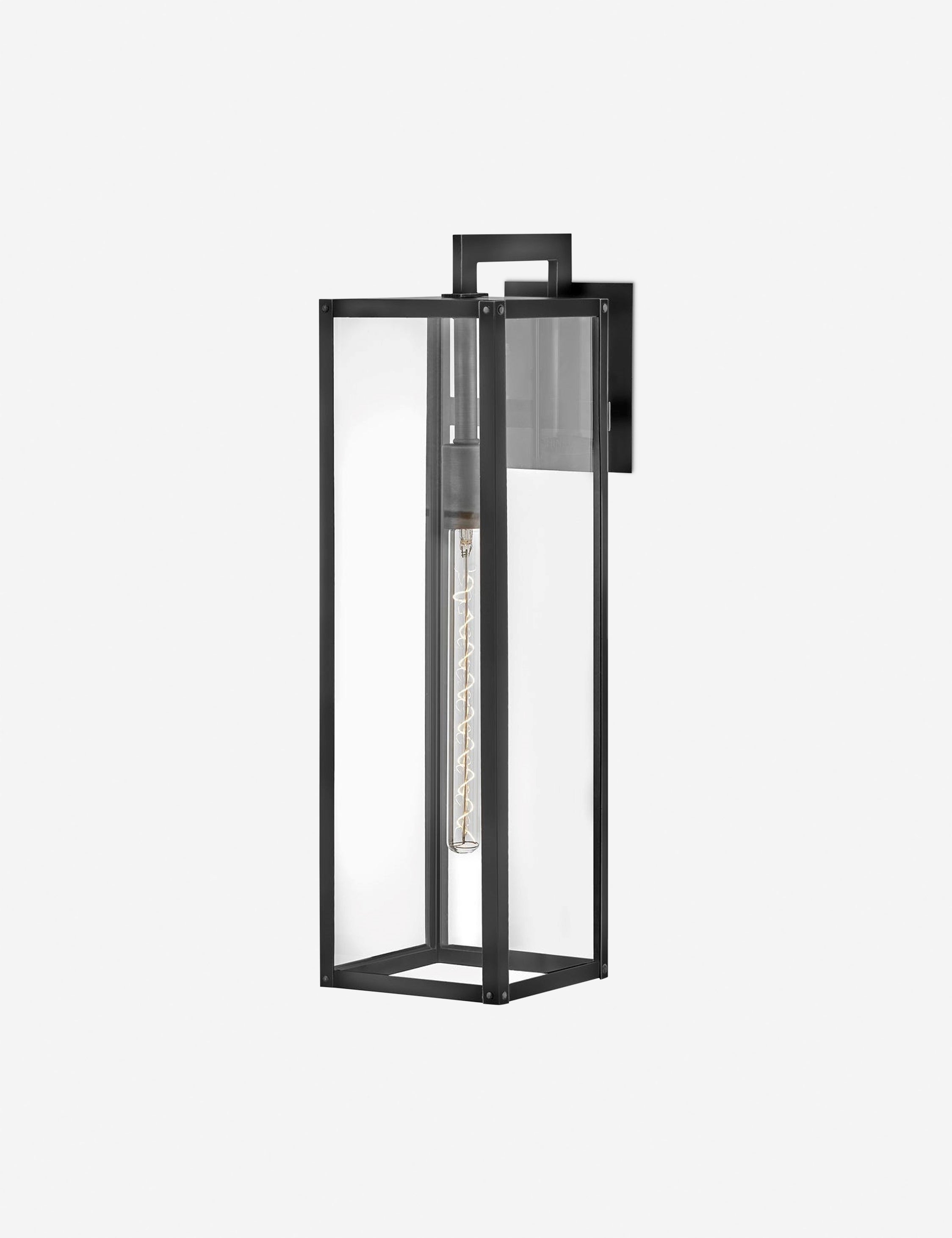 Lumos Outdoor Sconce | Modern Design, Clear Glass Panels