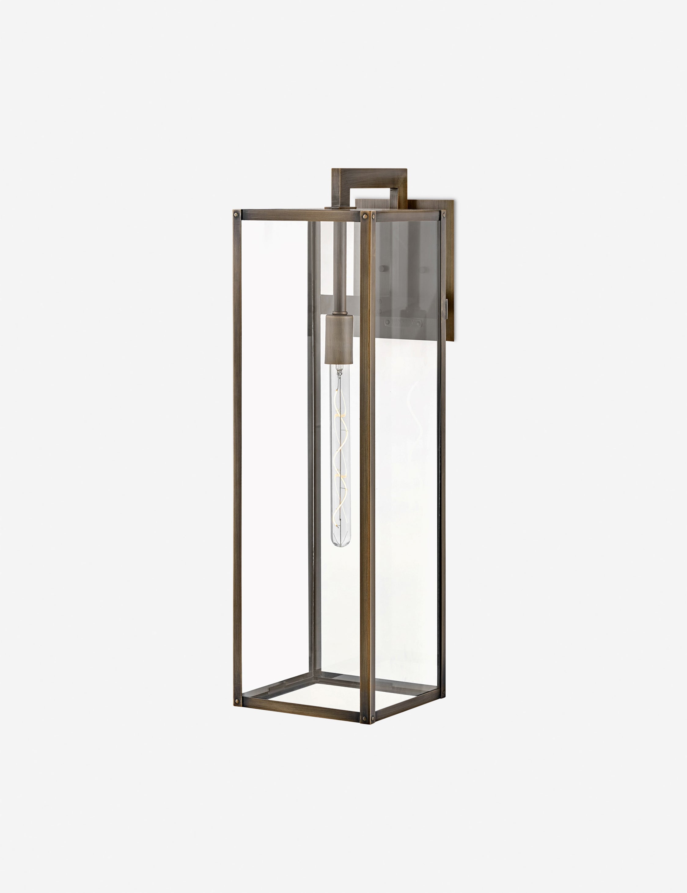 Lumos Outdoor Sconce | Modern Design, Clear Glass Panels