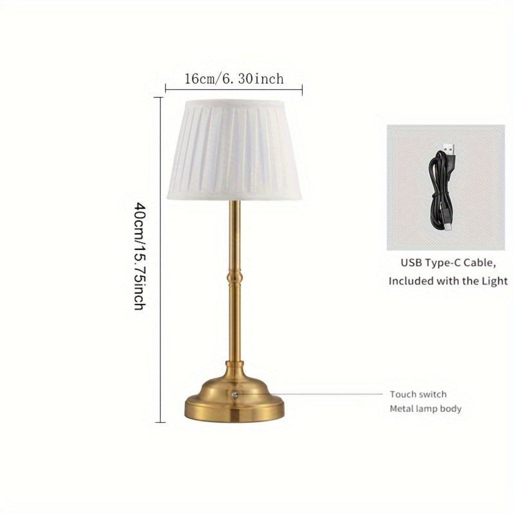 Bela Cordless Table Lamp | Touch Control, Dimmable LED