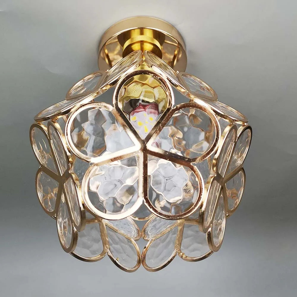 Bela Ceiling Lamp | Floral Design, Warm Light Reflection