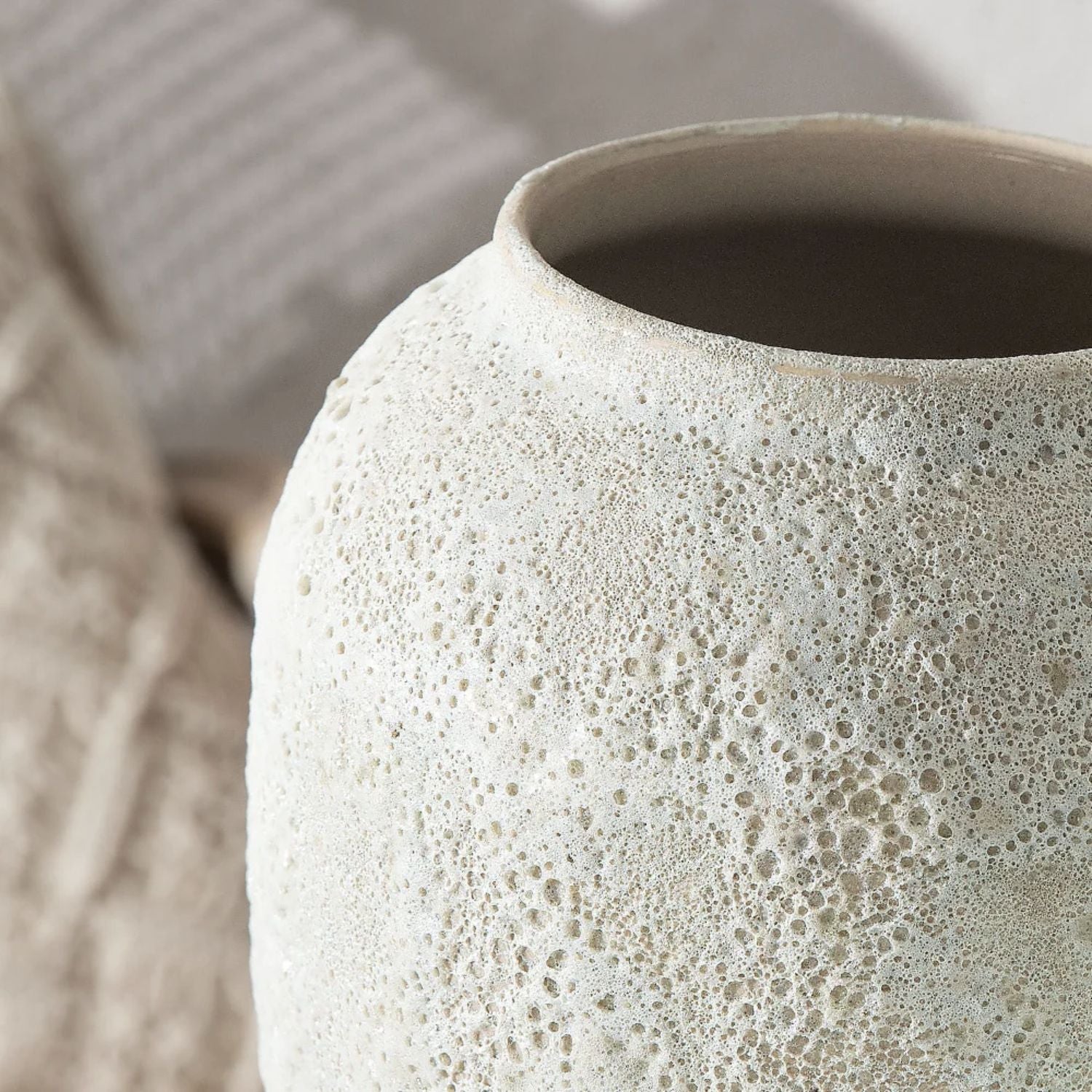 Bello Rustic Ceramic Planter Vase | Handcrafted, Large Size