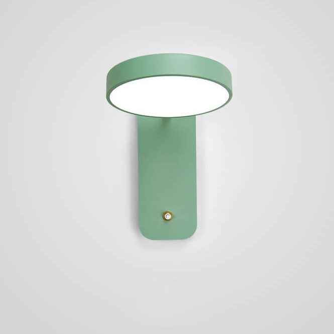 Nordic Minimalist Round Rotatable LED Wall Sconce for Reading