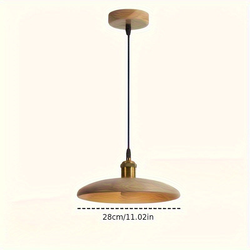 Boreal Pendant Light | Solid Wood, Adjustable Height