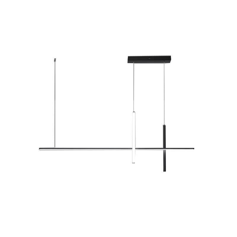 Sleek Minimalist Long-Line LED Chandelier