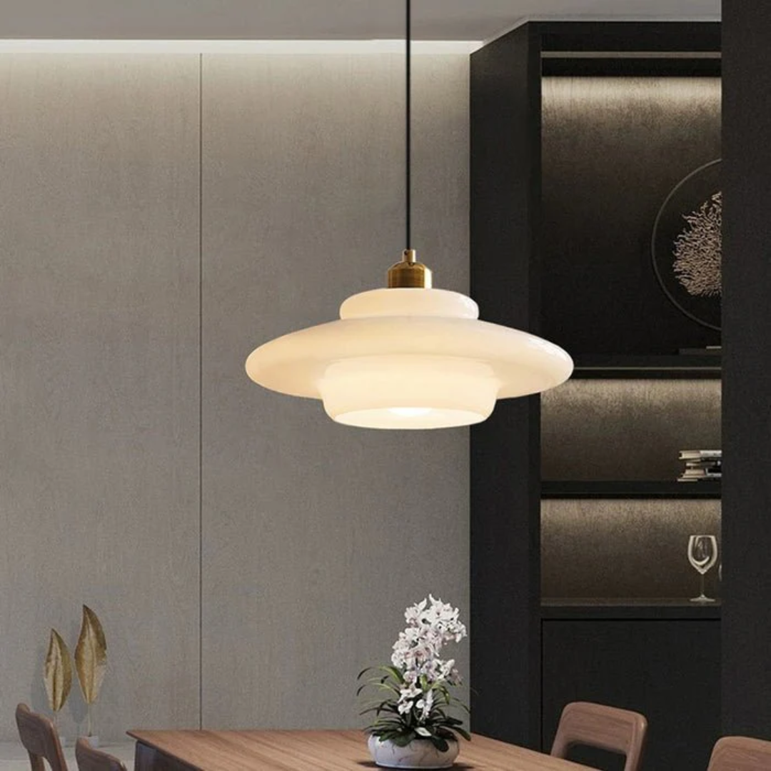 Bello Hanging Lamp | Organic Design, Diffuse Glass Lighting