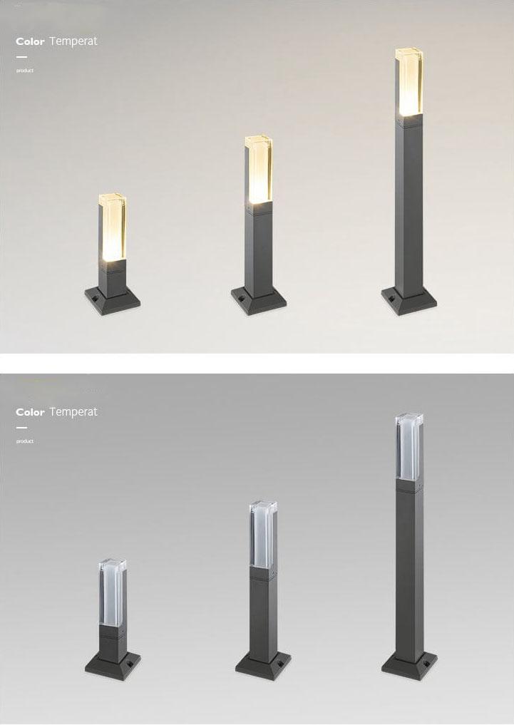 Outdoor Waterproof Acrylic LED Lawn Light Column for Garden