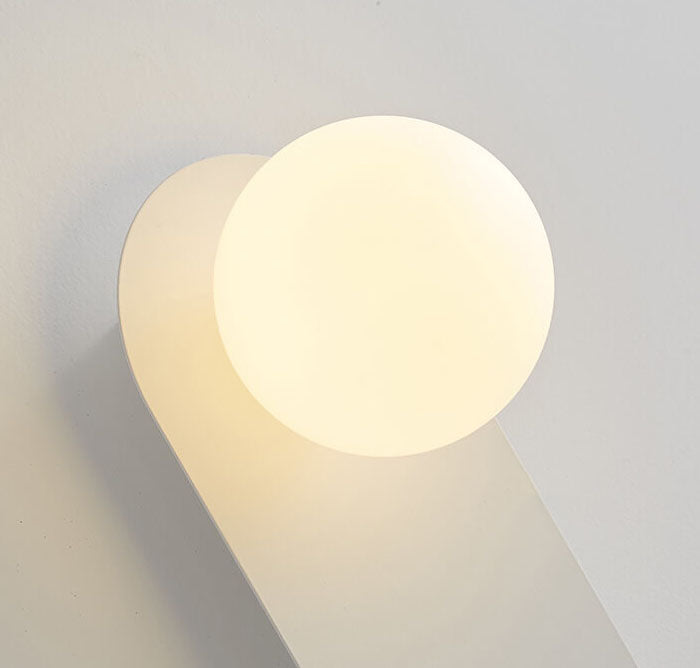 Nordic Minimalist Glass Ring 1-Light Wall Sconce