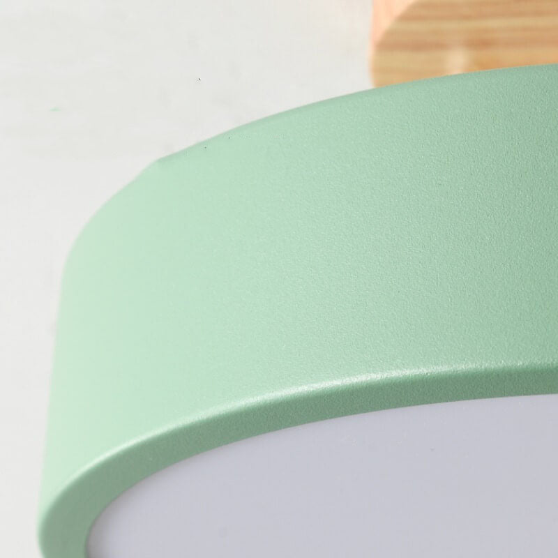Brio Wooden Ceiling Light | Scandinavian Design, Soft LED Illumination