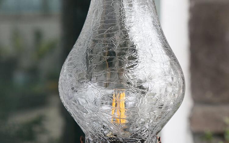 Classic Antique Kerosene Oil Table Lamp - 1-Light Design