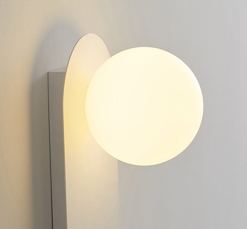 Nordic Minimalist Glass Ring 1-Light Wall Sconce