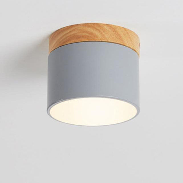 Solid Color Scandinavian Macaroon LED Flush Mount Ceiling Light