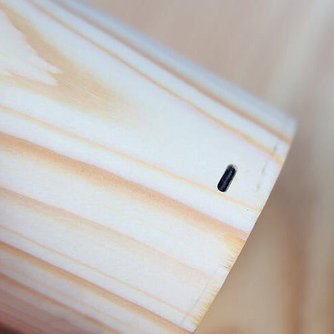Artistic Wooden LED Touch-Control Night Lamp