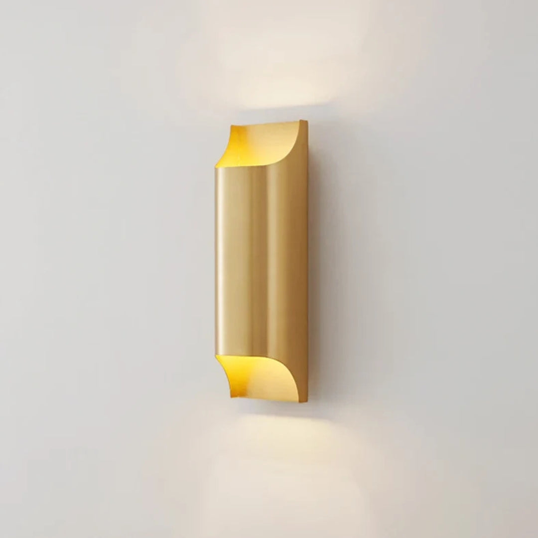 Celo Wandlamp | Moderne Up & Down Glow, Brushed Gold or Matte Black