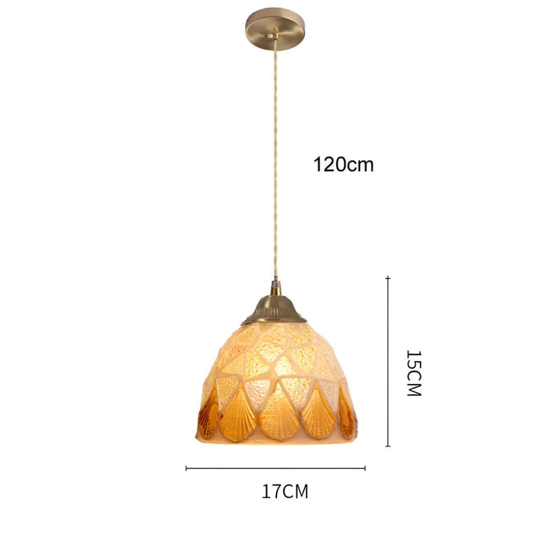 Bello Hanglamp | Retro Glasoptiek met Koper, Sfeervol Warmwit Licht
