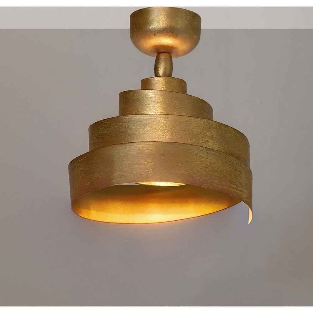 Bando Ceiling Spotlight | Iron, Gold Finish