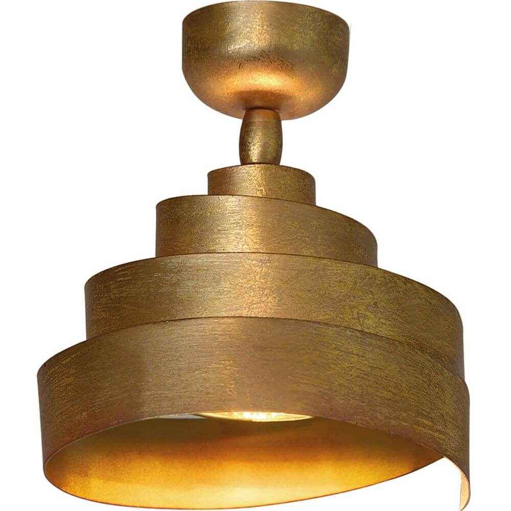 Bando Ceiling Spotlight | Iron, Gold Finish