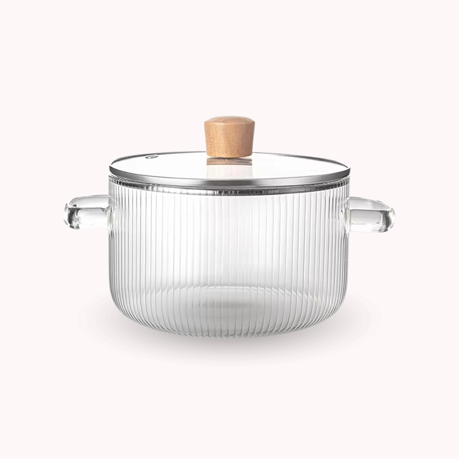 Bela Glass Pot | Borosilicate, Golden Bear Handle, 1.6L