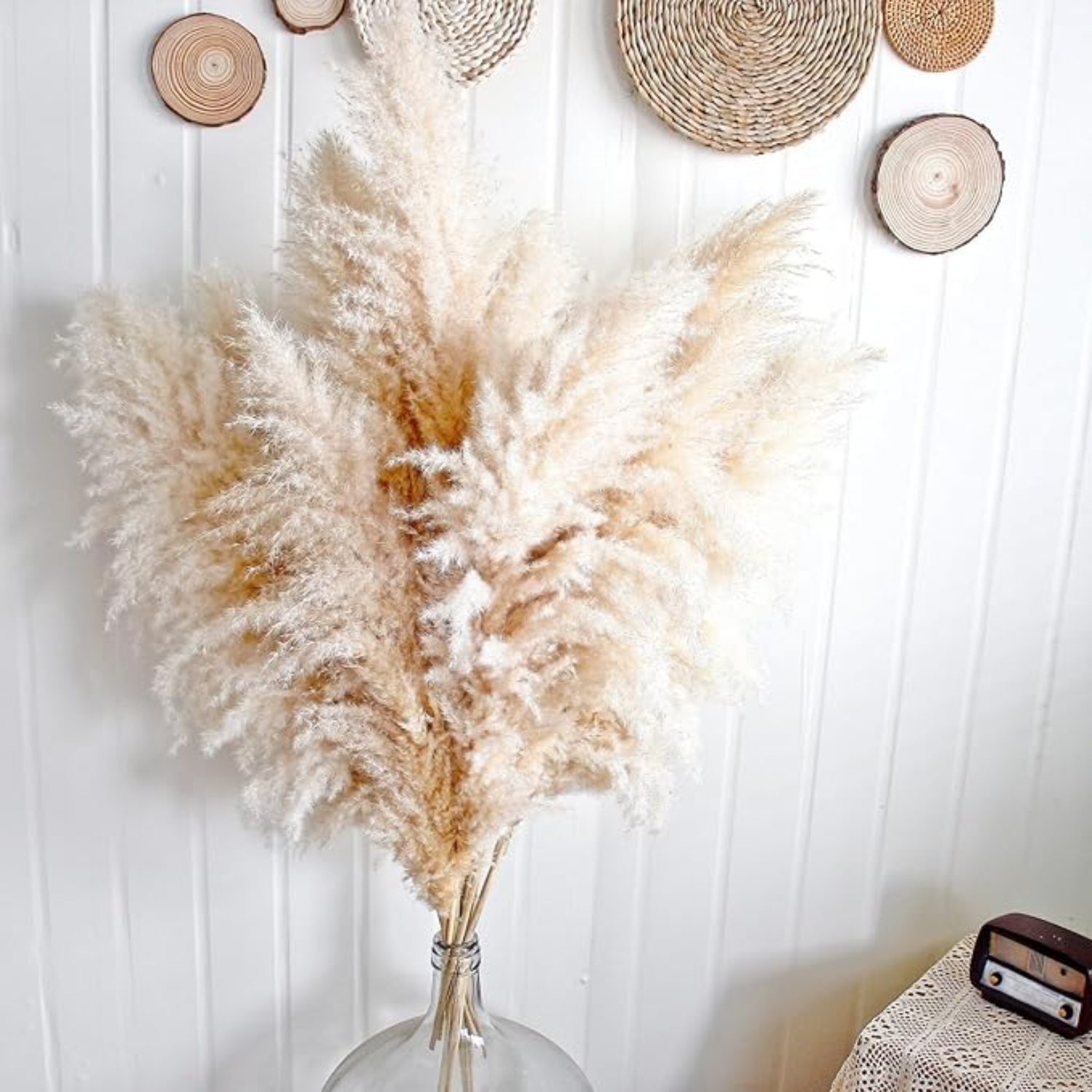 Bela Dried Pampas Grass Bouquet | XL Natural Decor for Home & Events