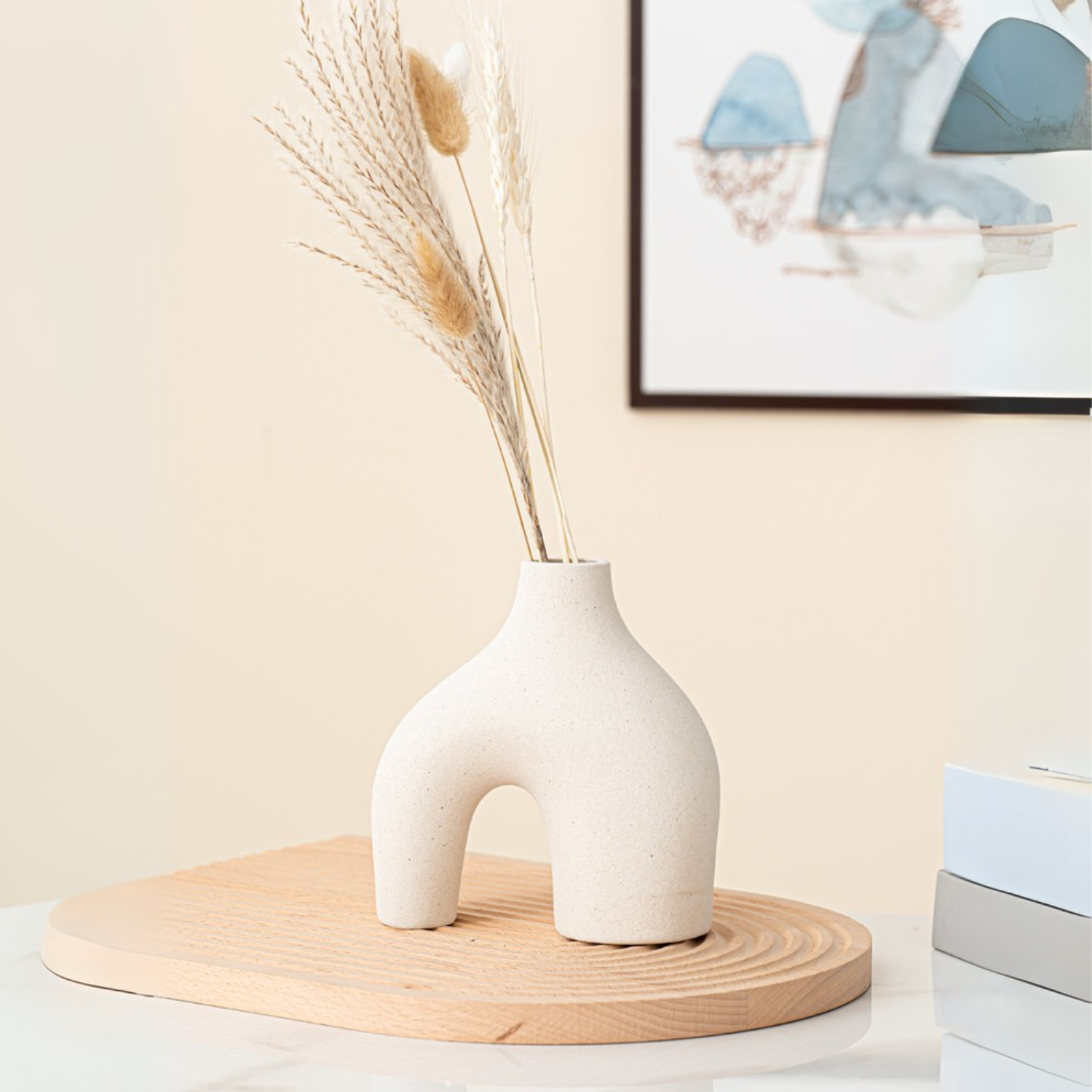 Bela Nordic Ceramic Vases | Set of 3, Minimalist Design