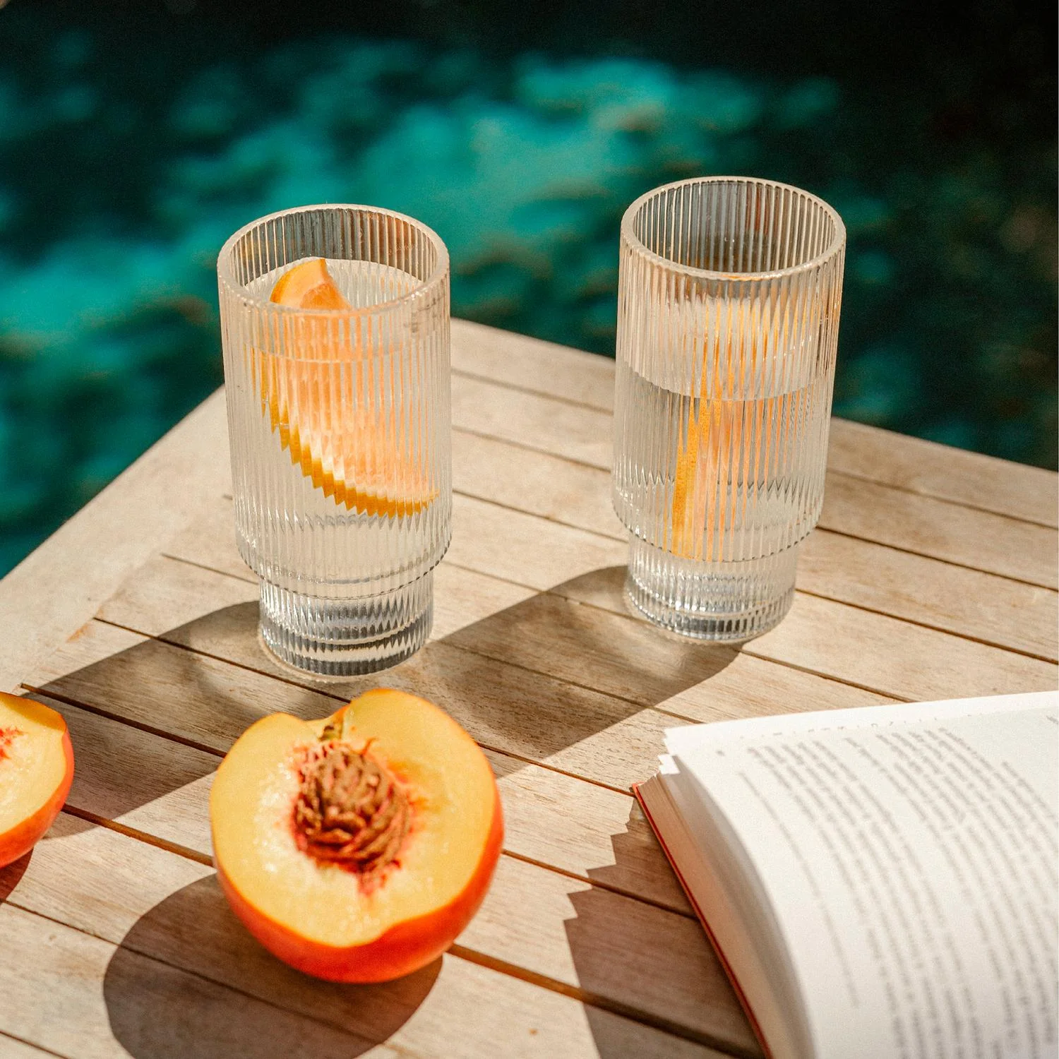 Brio Glass Jug Set | 800ml Jug + 4 European Style Glasses