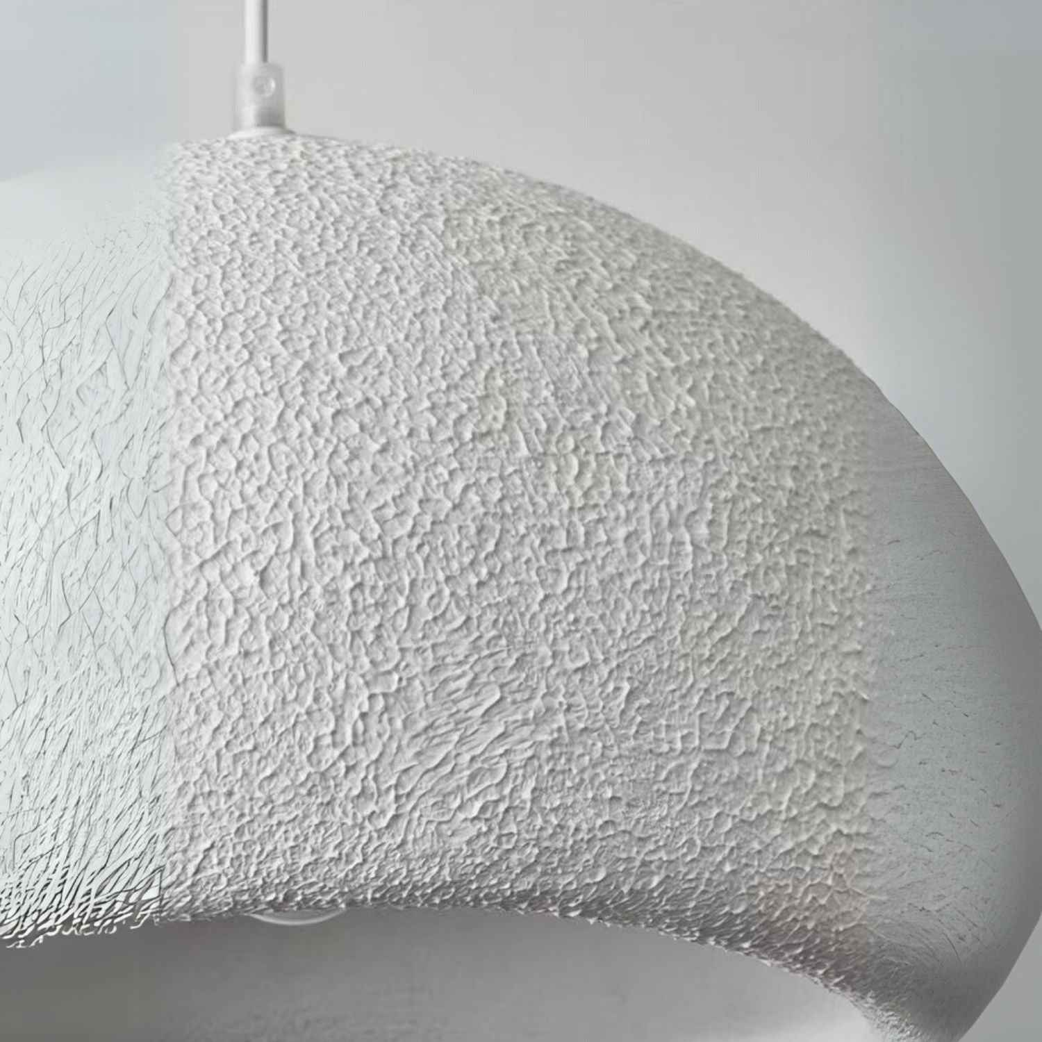 Wabi Sabi – Cream Minimalist Ceiling Lamp 40cm - Cendre Home